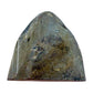 Amethyst cathedral geode no. 113 seen from the top-down view, 2.01 lb of purple quartz crystal from Artigas, Uruguay.