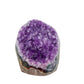 Amethyst cathedral geode no. 114 seen from the reverse side, 1.84 lb of purple quartz crystal from Artigas, Uruguay.