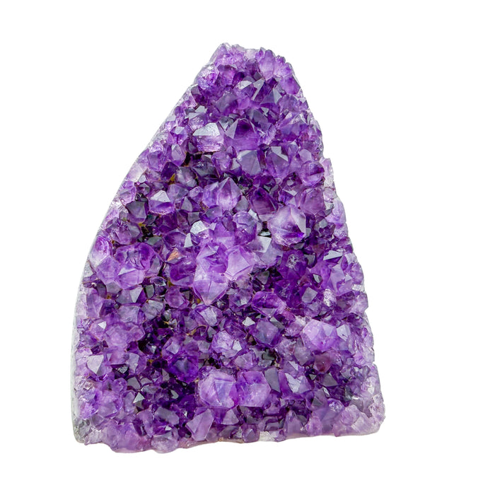 Amethyst cathedral geode no. 118 seen from the primary crystal face, 1.89 lb of purple quartz crystal from Artigas, Uruguay.