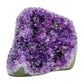 Primary crystal face of AA amethyst geode no. 119, 3.69 inches across the polished face, natural and untreated.