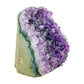 Amethyst cathedral geode no. 121 seen from the reverse side, 1.55 lb of purple quartz crystal from Artigas, Uruguay.