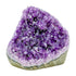 Amethyst cathedral geode no. 125 seen from the primary crystal face, 1.42 lb of purple quartz crystal from Artigas, Uruguay.