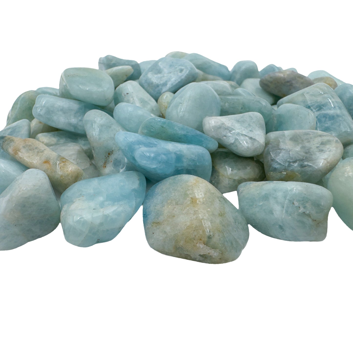 Aquamarine Tumble Stones from Minas Gerais, Brazil, A grade, photo 2 of 8