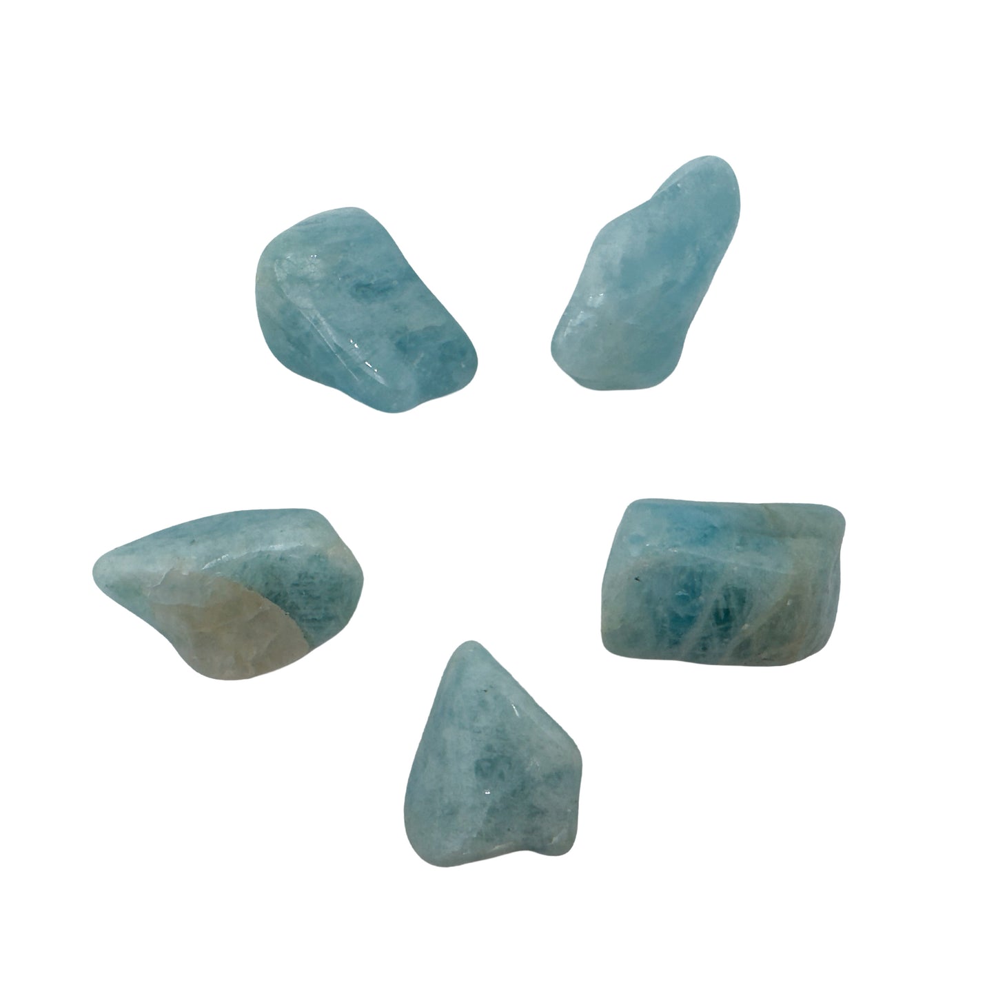 Aquamarine Tumble Stones from Minas Gerais, Brazil, A grade, photo 8 of 8