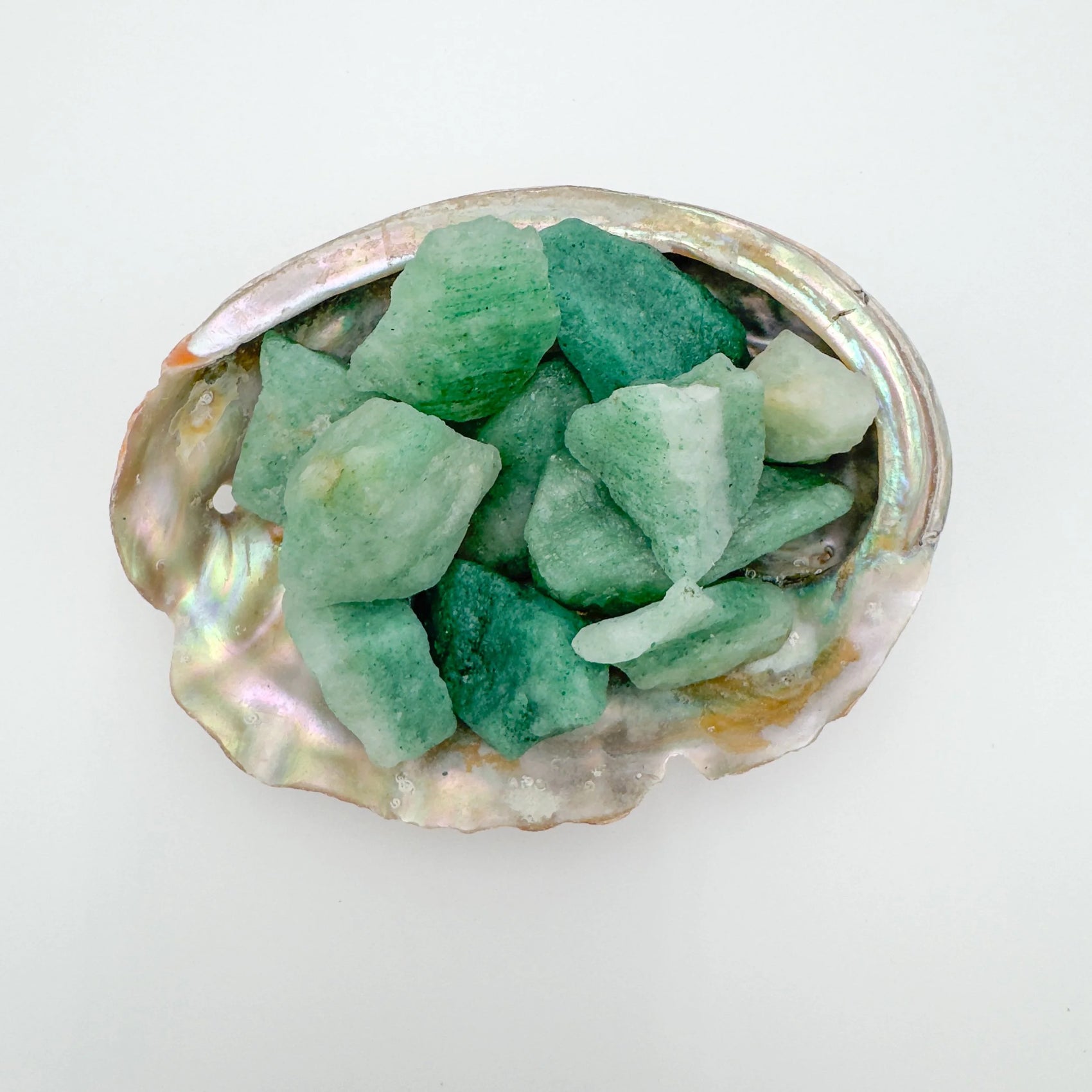 Aventurine raw stone in Green tones, ethically sourced from Zimbabwe for Abundance and Emotional Healing