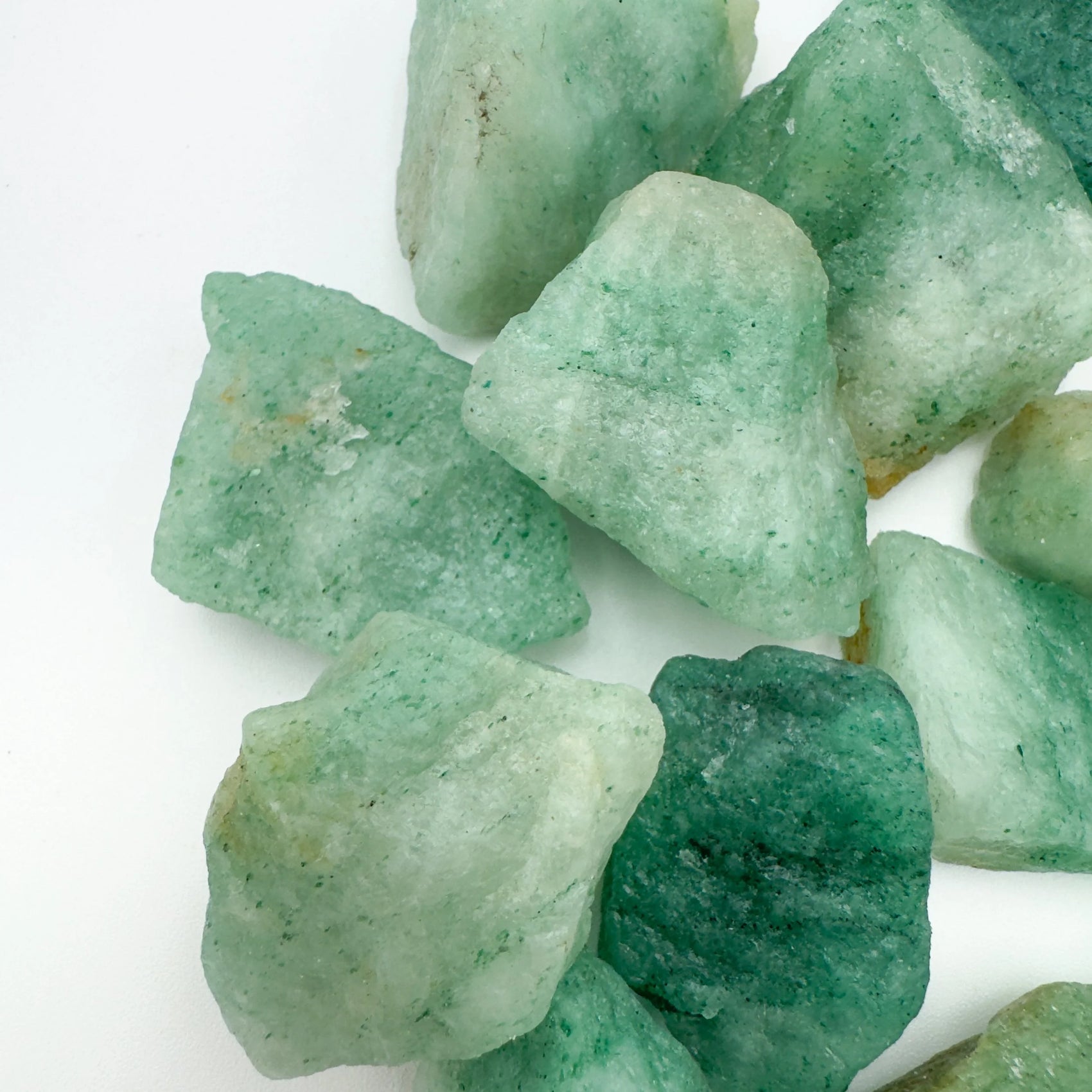 Handheld Aventurine raw stone from Zimbabwe for meditation, Abundance and Emotional Healing