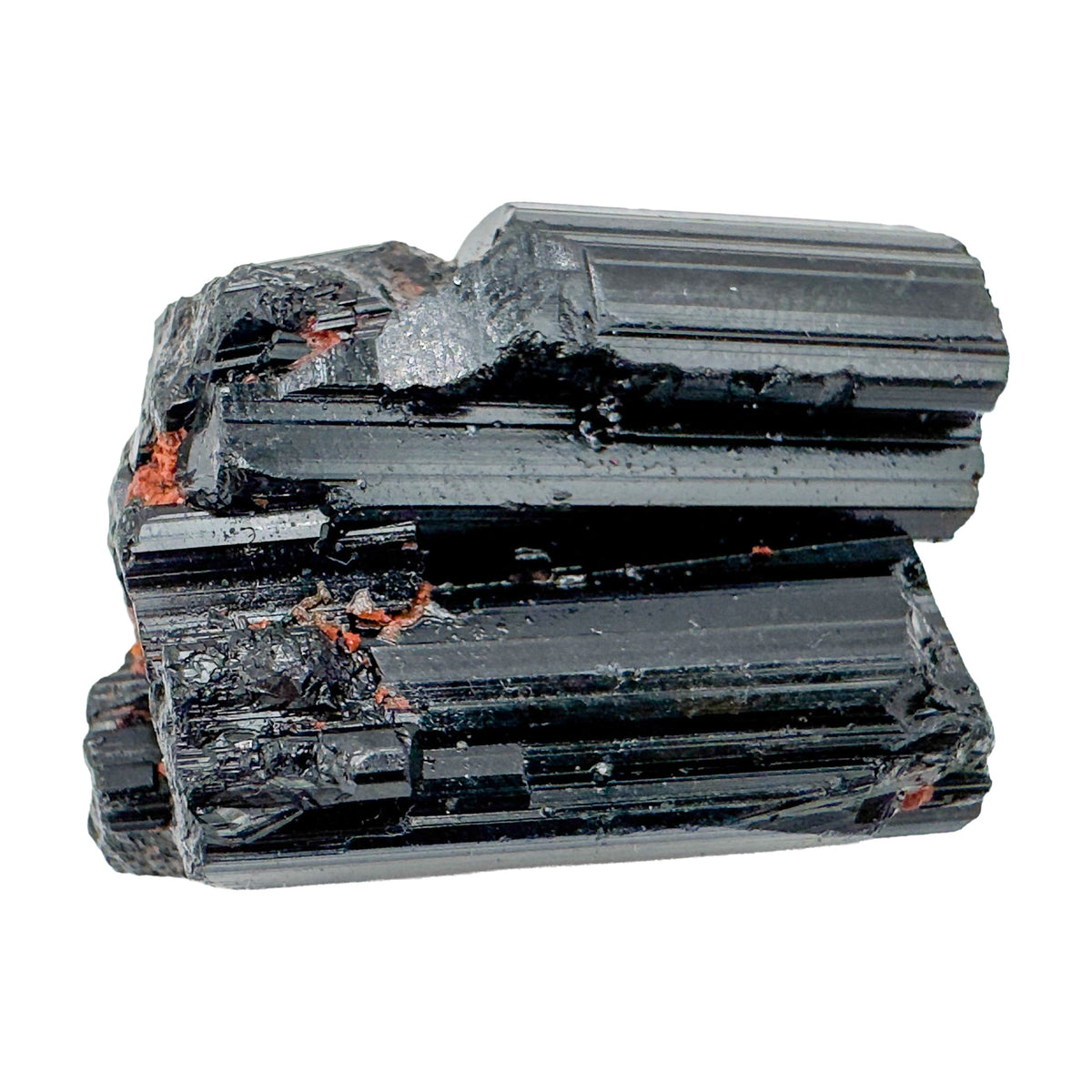 Fifth view of Black Tourmaline Raw Crystals, AAA grade, 0.50 to 1 inch, from Vakinankaratra, Madagascar