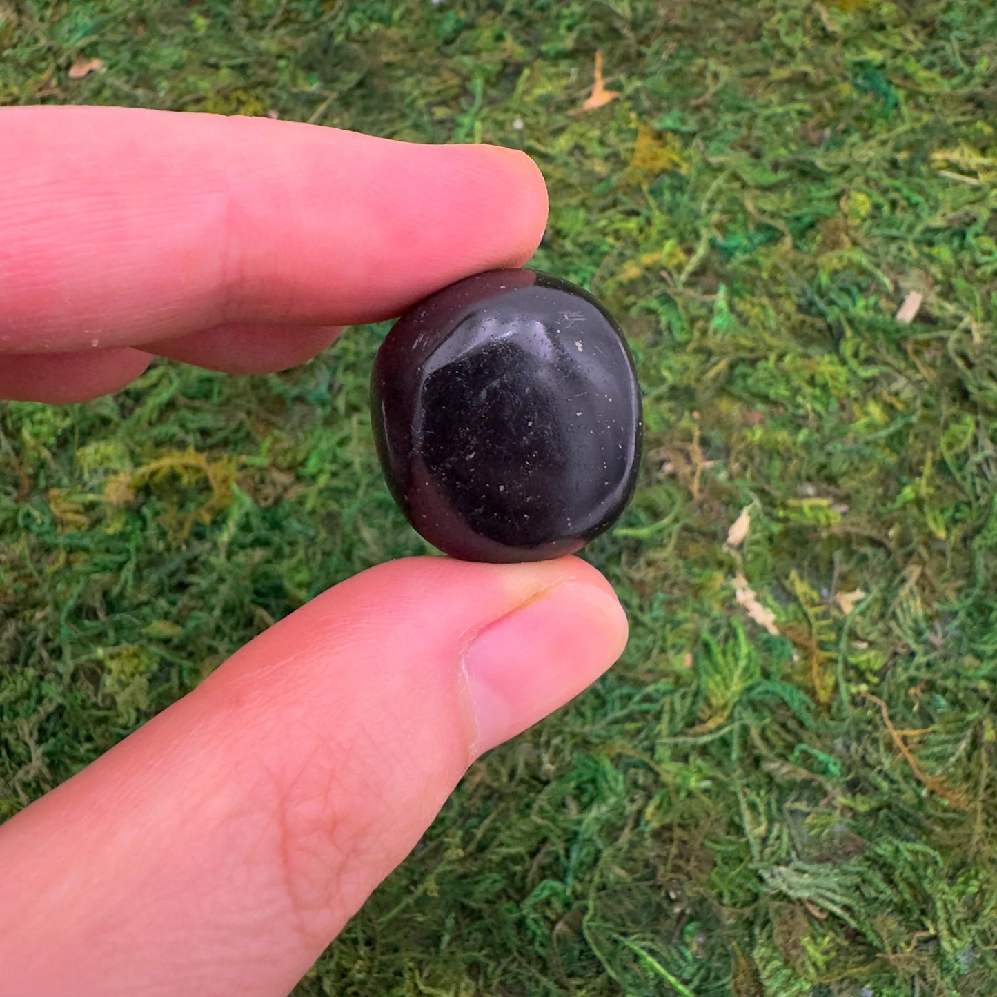 Black Onyx crystal in Black tones from Peru for Protection and Focus