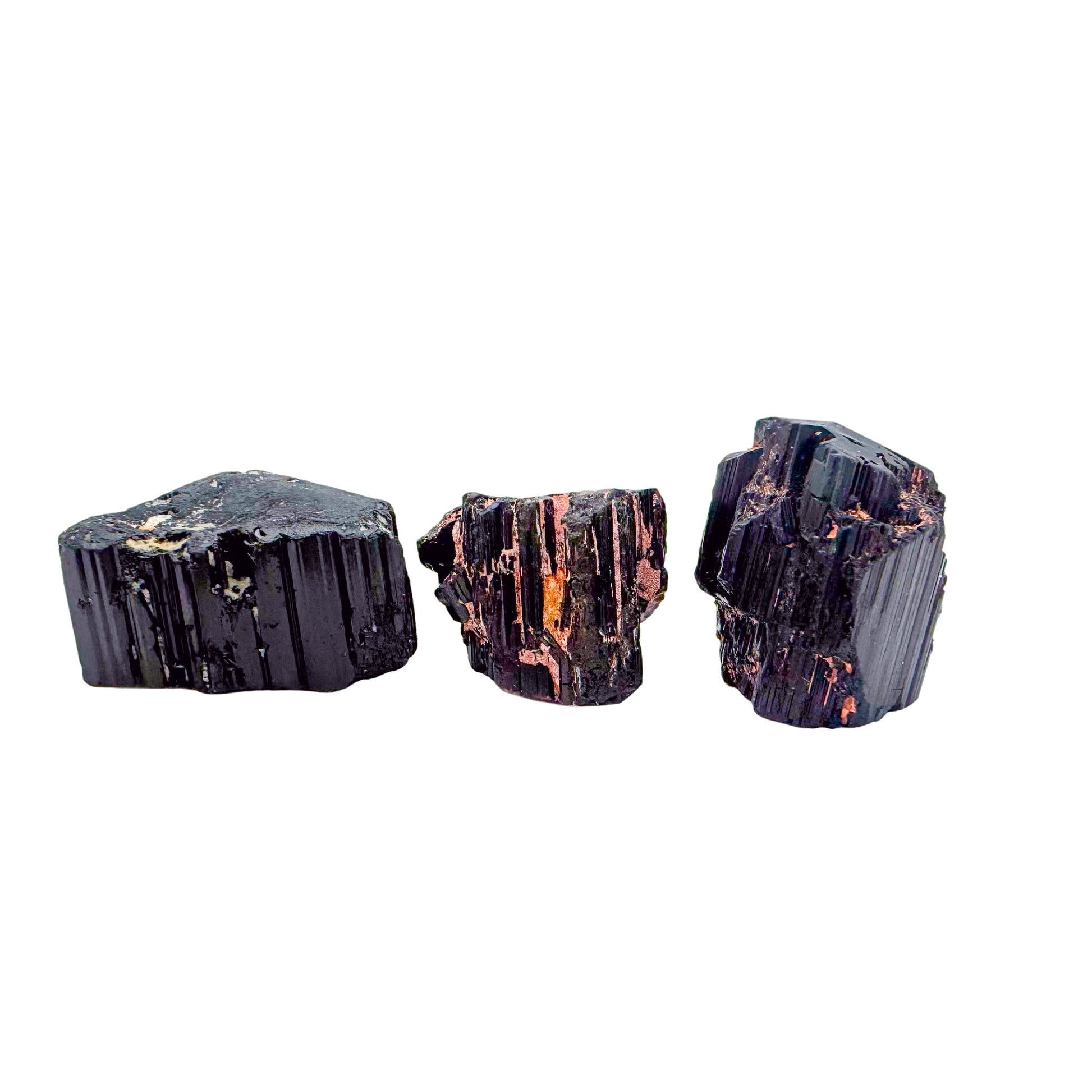 Black Tourmaline Raw Crystals - Vakinankaratra, Madagascar