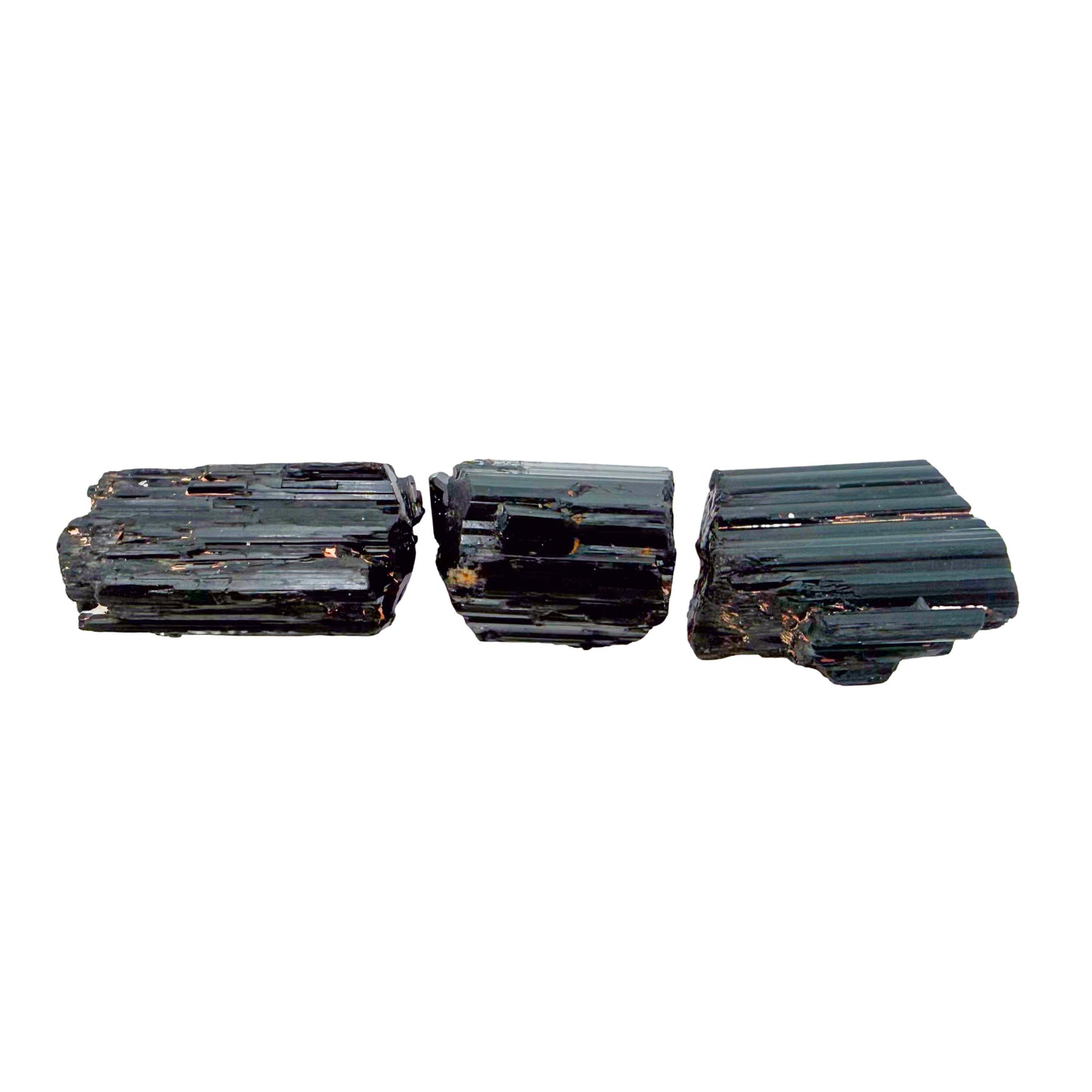 Fourth view of Black Tourmaline Raw Crystals, AAA grade, Vakinankaratra, Madagascar