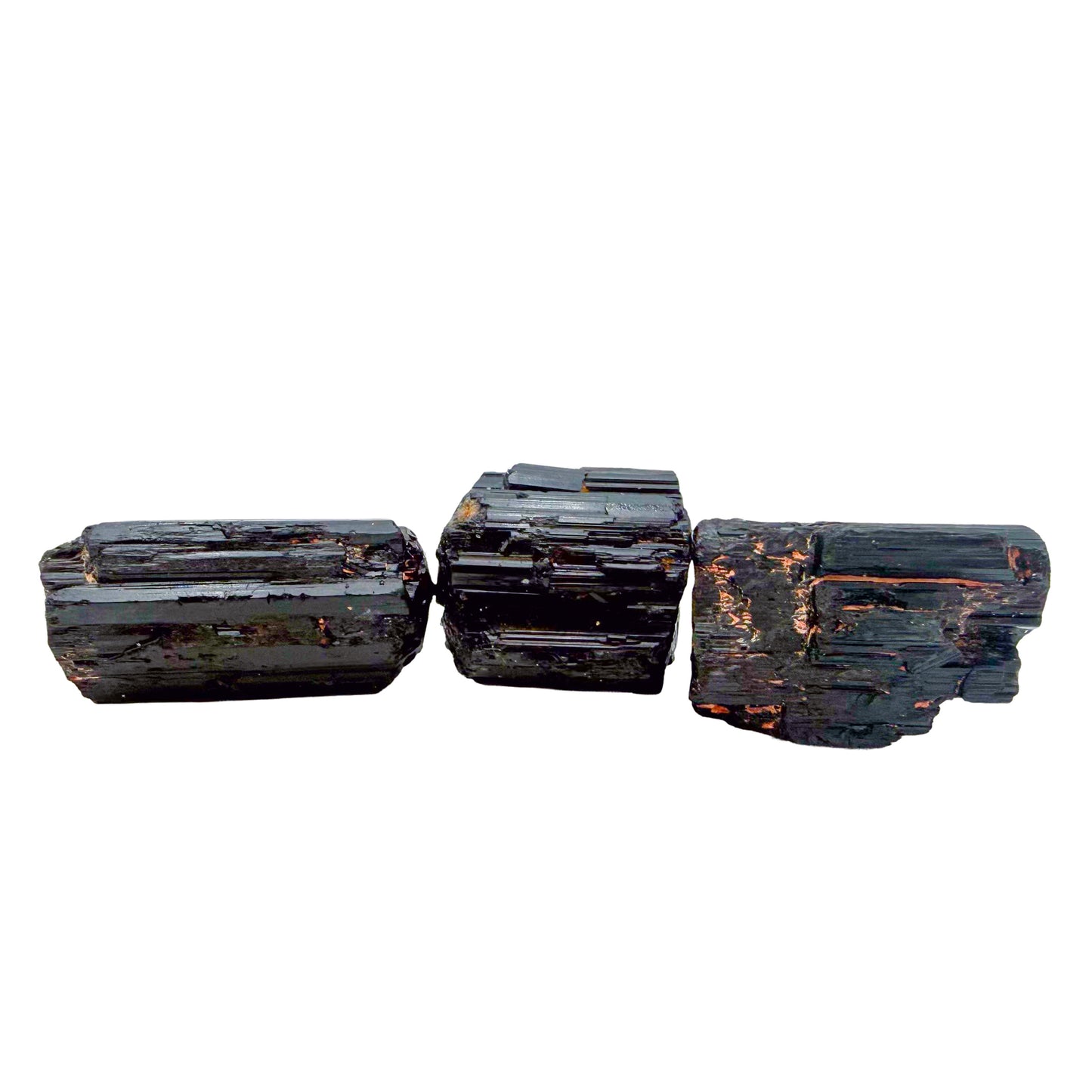 Black Tourmaline Raw Crystals from Vakinankaratra, Madagascar, AAA grade, fifth view