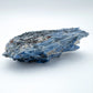 Side-on view of Blue Kyanite specimen, often worked with for Confidence, Brazil-sourced.