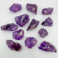 Detail of Grade AA Amethyst raw stone, for Stress Relief, from Rio Grande do Sul, Brazil.
