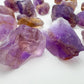 Alternate angle of Grade AA Ametrine raw showing overall shape