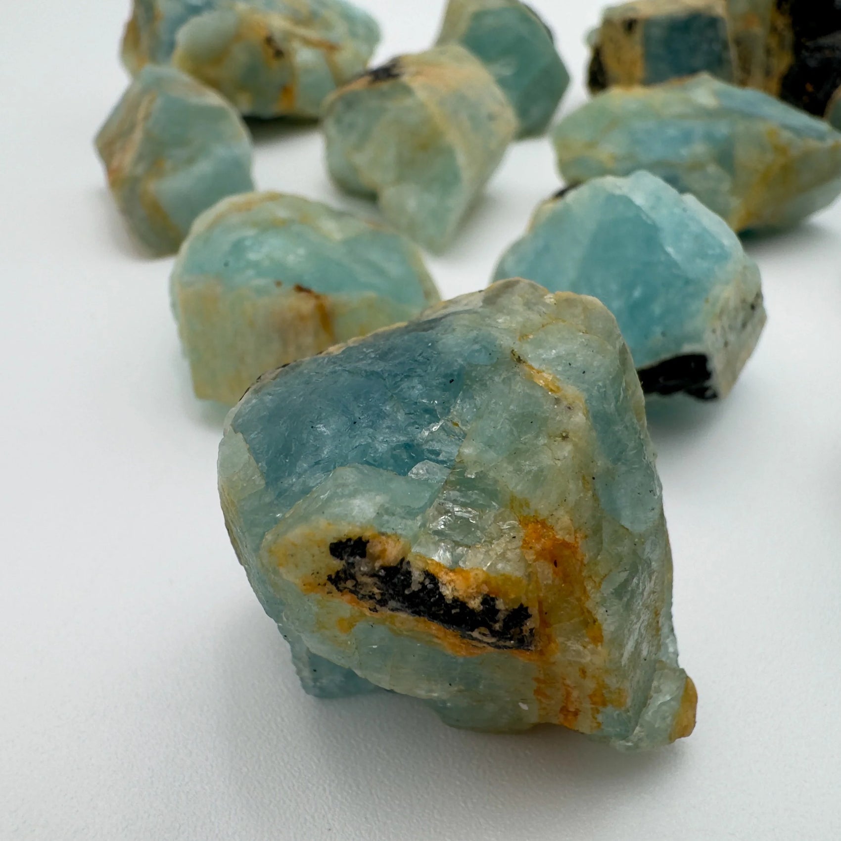 Black Tourmaline raw crystal from Namibia with Black color, polished finish for mindful calm