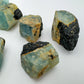 Lifestyle view of a Black Tourmaline raw stone, from Namibia.