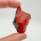 Base detail of Grade AA Bloodstone raw