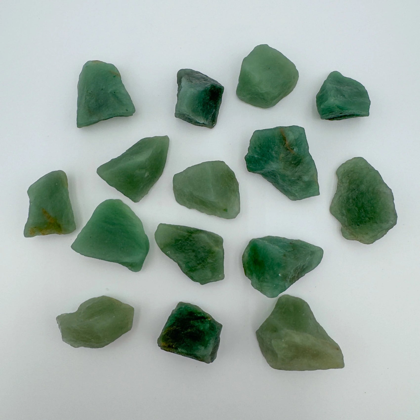 Aventurine raw stone in Green tones, ethically sourced from Brazil for Abundance and Emotional Healing