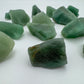 Detail of Aventurine raw stone, turned to for Luck, sourced from Minas Gerais, Brazil.