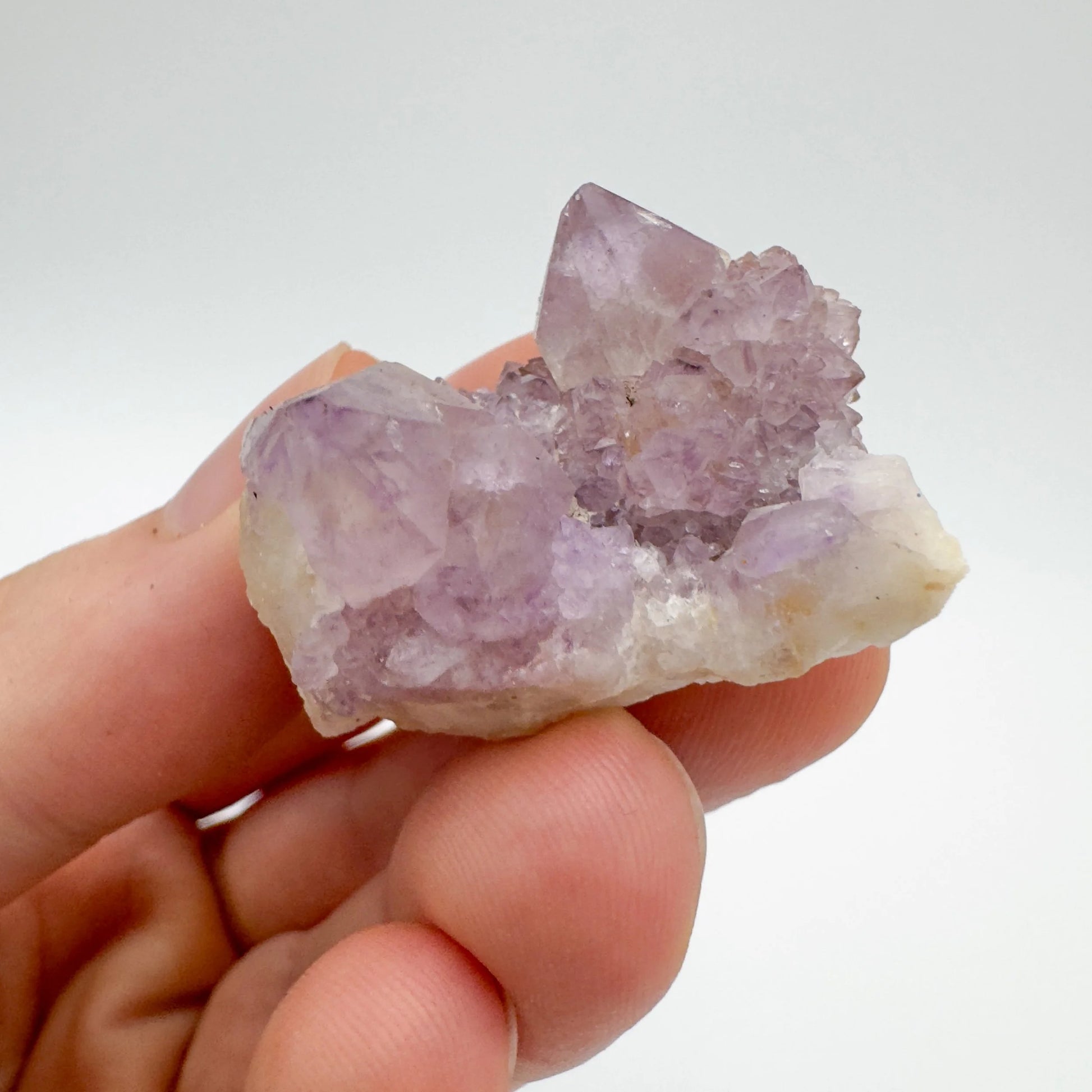 Back view of Grade AA Quartz raw showing natural surface
