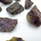 Rear view of Stichtite raw stone, from Mpumalanga, South Africa, kept near for Emotional Healing.