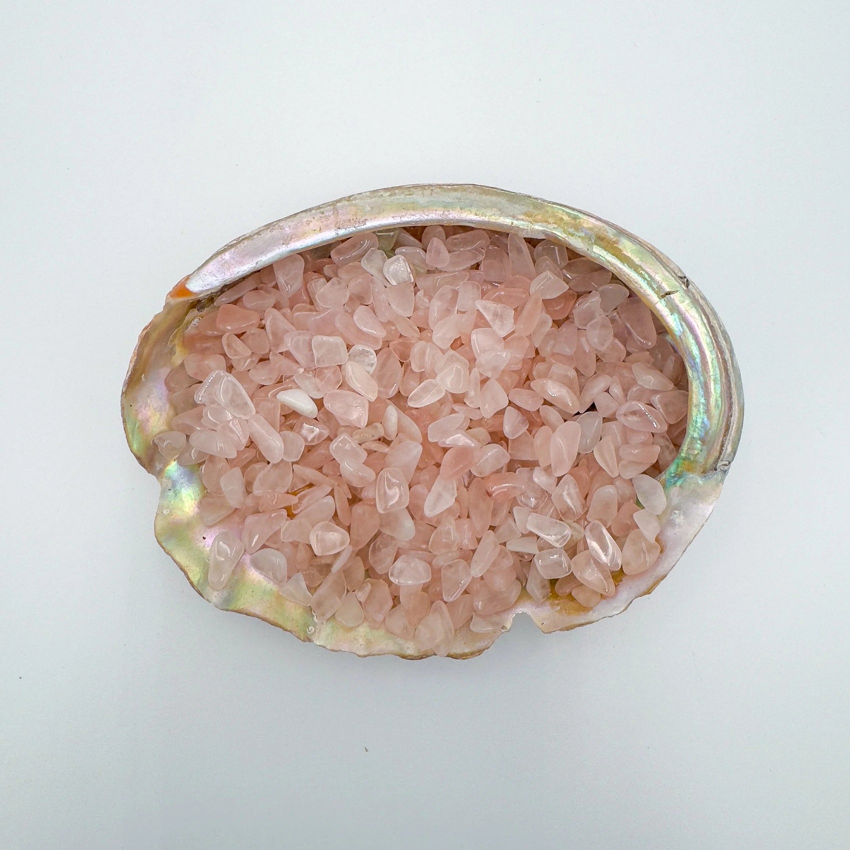 Rose Quartz crystal in Pink tones, ethically sourced from South Africa for Emotional Healing and Stress Relief