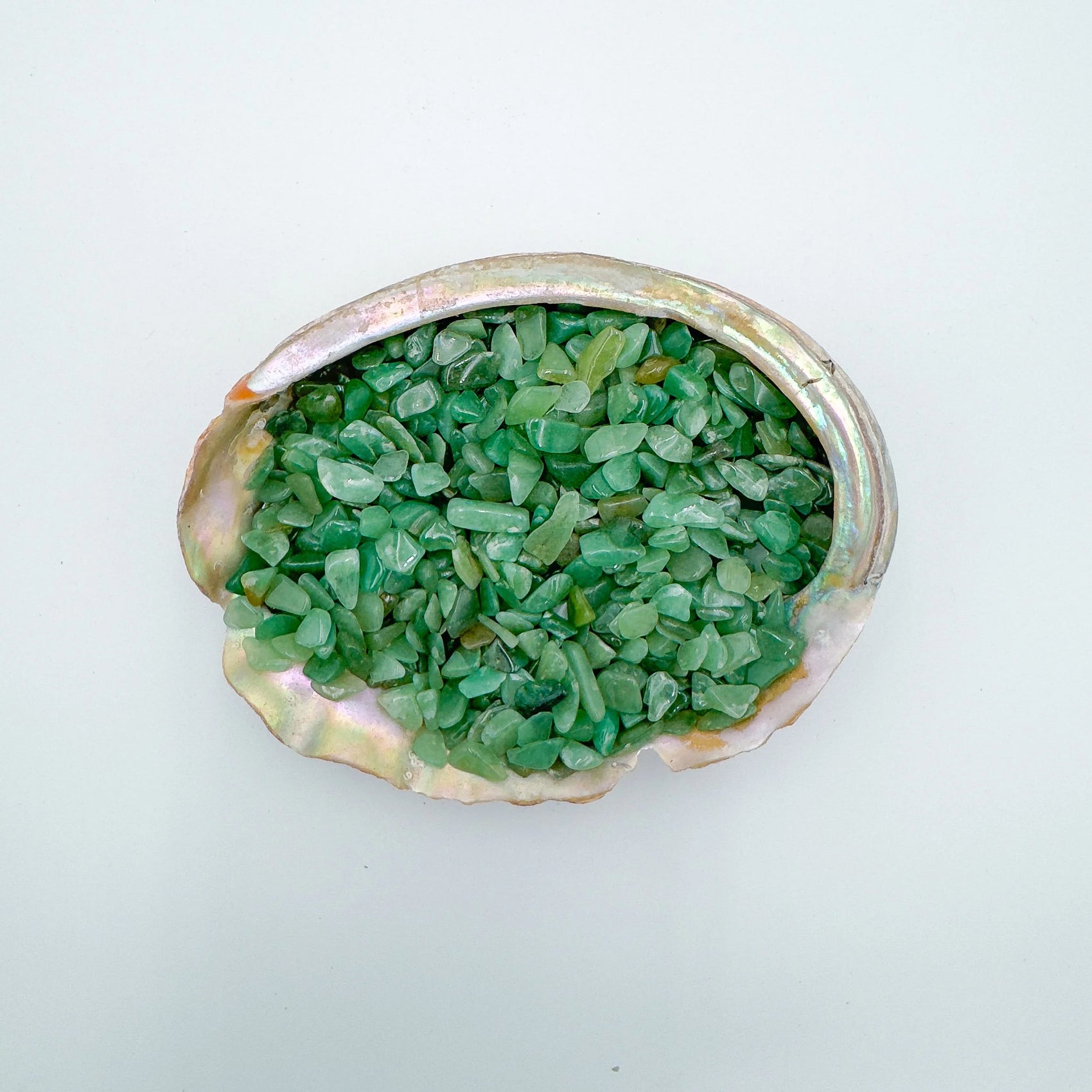 Aventurine crystal in Green tones, ethically sourced from Zimbabwe for Abundance and Emotional Healing