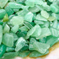 Profile shot of Grade A Aventurine polished chip, traditionally used for Luck.