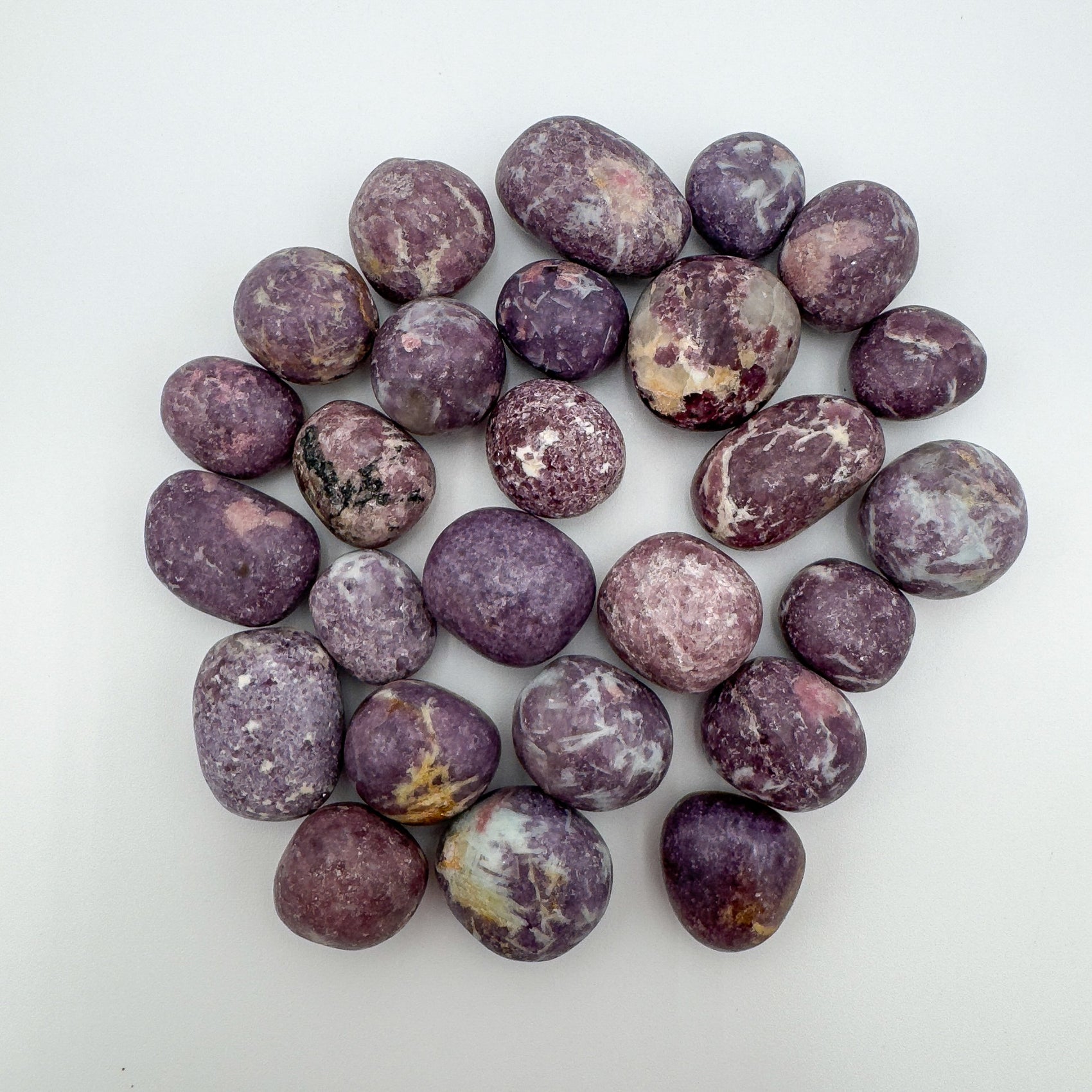 Close-up of Lepidolite crystal from Peru, soothing wellness stone for Emotional Healing