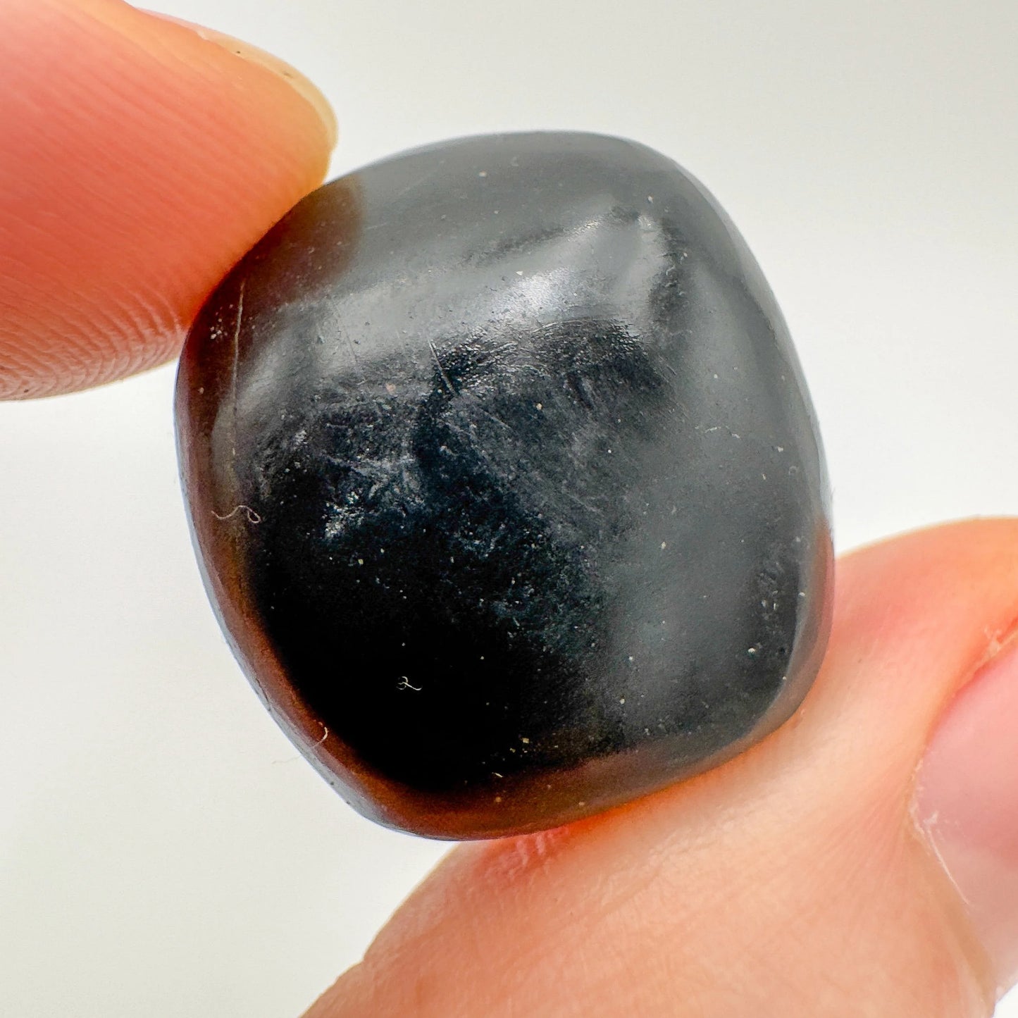 Black Onyx crystal from Peru with Black color, polished finish for mindful calm