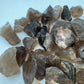 Alternate angle of Grade AA Smoky Quartz raw showing overall shape