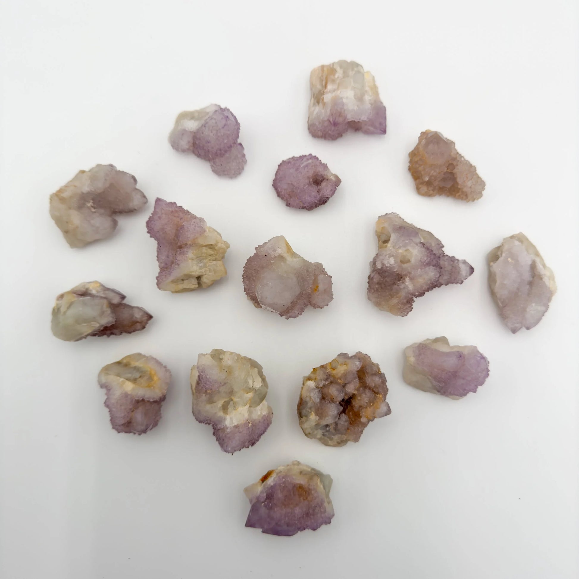 Side profile of Quartz raw stone, showing untreated character.