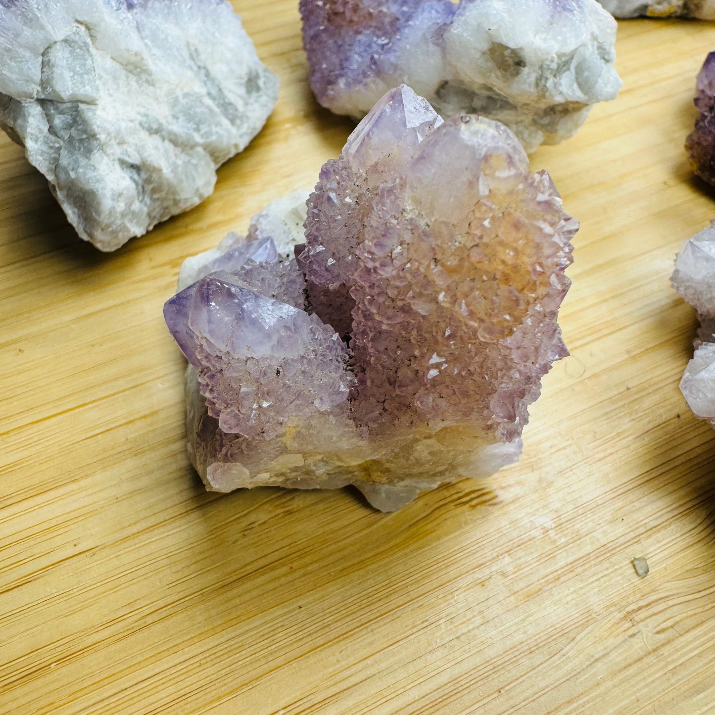 Close-up of Quartz raw crystal from South Africa, soothing wellness stone for Healing