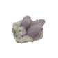 AA-grade cactus spirit quartz specimen from Mpumalanga South Africa, right profile, lavender and clear terminations across the body, 2.61 in L x 1.99 in W x 1.75 in H, 0.28 pounds, specimen 11.