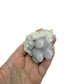 AA-grade cactus spirit quartz specimen from Mpumalanga South Africa, held in an open hand, showing true scale, 2.61 in L x 1.99 in W x 1.75 in H, 0.28 pounds, specimen 11.