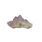 AA-grade cactus spirit quartz specimen from Mpumalanga South Africa, right profile, lavender and clear terminations across the body, 2.81 in L x 1.57 in W x 1.25 in H, 0.17 pounds, specimen 12.