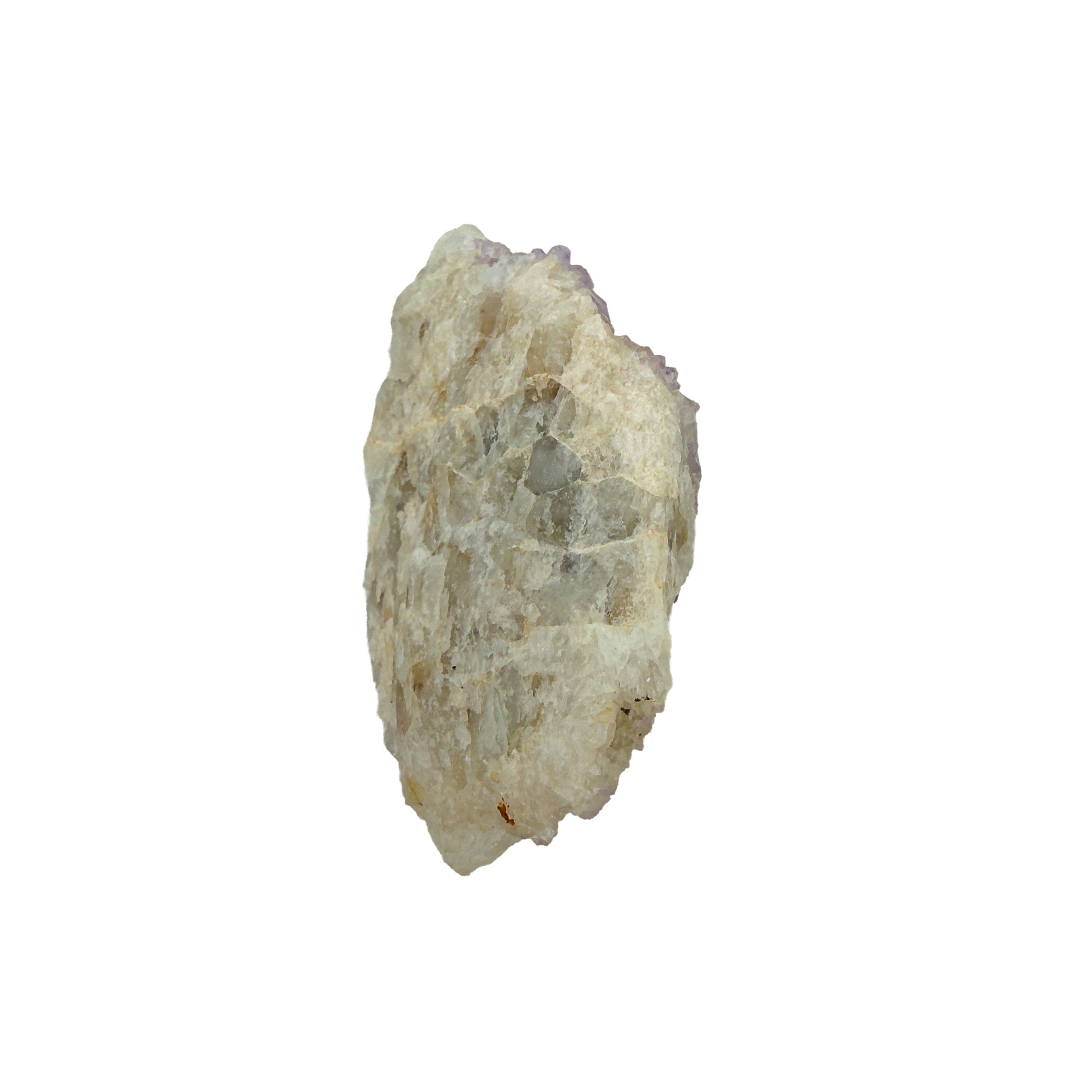 AA-grade cactus spirit quartz specimen from Mpumalanga South Africa, top-down view into the cluster terminations, 2.81 in L x 1.57 in W x 1.25 in H, 0.17 pounds, specimen 12.