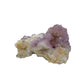 AA-grade cactus spirit quartz specimen from Mpumalanga South Africa, right profile, lavender and clear terminations across the body, 2.56 in L x 1.30 in W x 1.57 in H, 0.20 pounds, specimen 14.