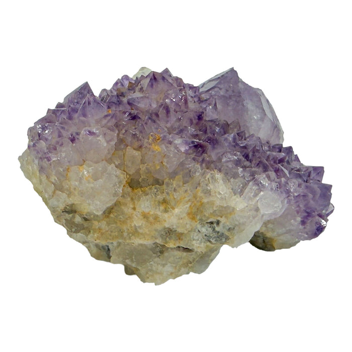 AA-grade cactus spirit quartz specimen from Mpumalanga South Africa, front view, druzy secondary points covering the host crystal, 2.26 in L x 1.54 in W x 1.22 in H, 0.15 pounds, specimen 15.