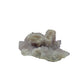 AA-grade cactus spirit quartz specimen from Mpumalanga South Africa, front view, druzy secondary points covering the host crystal, 2.25 in L x 1.61 in W x 1.32 in H, 0.13 pounds, specimen 18.