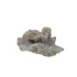 AA-grade cactus spirit quartz specimen from Mpumalanga South Africa, front view, druzy secondary points covering the host crystal, 2.25 in L x 1.61 in W x 1.32 in H, 0.13 pounds, specimen 18.