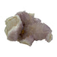 AA-grade cactus spirit quartz specimen from Mpumalanga South Africa, angled three-quarter view showing depth of the crystal coating, 2.50 in L x 1.31 in W x 2.12 in H, 0.29 pounds, specimen 19.