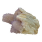 AA-grade cactus spirit quartz specimen from Mpumalanga South Africa, right profile, lavender and clear terminations across the body, 2.50 in L x 1.31 in W x 2.12 in H, 0.29 pounds, specimen 19.