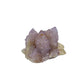 AA-grade cactus spirit quartz specimen from Mpumalanga South Africa, left profile, individual spirit quartz points catching the light, 2.19 in L x 1.57 in W x 1.36 in H, 0.18 pounds, specimen 22.