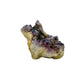 AA-grade cactus spirit quartz specimen from Mpumalanga South Africa, right profile, lavender and clear terminations across the body, 2.73 in L x 1.59 in W x 1.67 in H, 0.25 pounds, specimen 23.