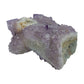 AA-grade cactus spirit quartz specimen from Mpumalanga South Africa, right profile, lavender and clear terminations across the body, 1.96 in L x 1.41 in W x 0.94 in H, 0.14 pounds, specimen 24.