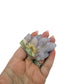 AA-grade cactus spirit quartz specimen from Mpumalanga South Africa, held in an open hand, showing true scale, 2.06 in L x 1.77 in W x 0.86 in H, 0.15 pounds, specimen 5.