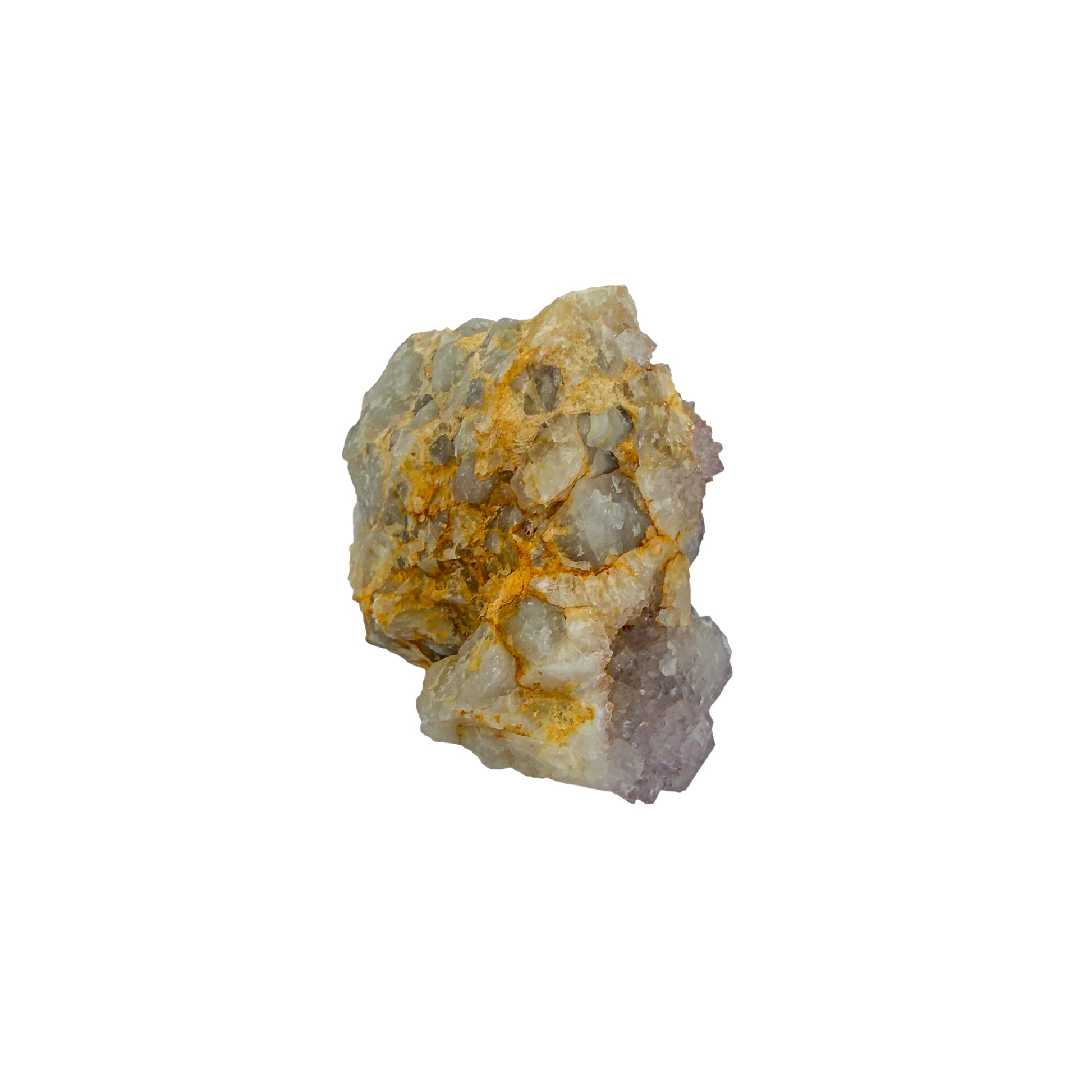 AA-grade cactus spirit quartz specimen from Mpumalanga South Africa, top-down view into the cluster terminations, 1.99 in L x 1.46 in W x 1.48 in H, 0.18 pounds, specimen 6.
