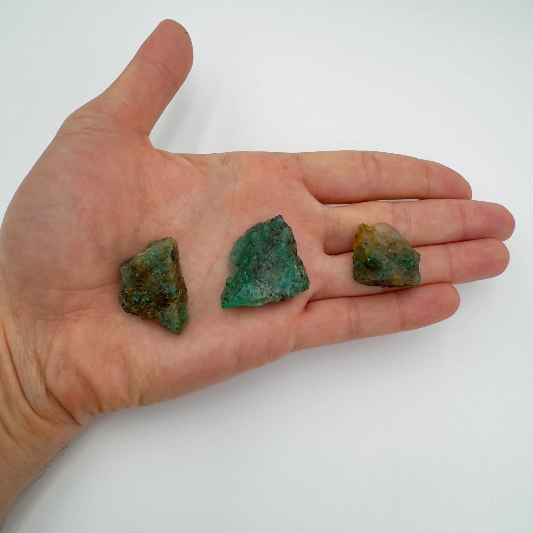 Chrysocolla raw stone from Madagascar with Blue, Green color, polished finish for mindful calm