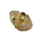 Congo natural citrine cluster no. 1 at the top-down view, 1.85 inches wide, hand-finished with jojoba oil.